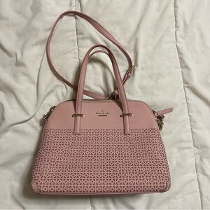 Kate spade pink purse laser cut Maise